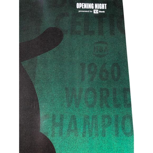 Boston Celtics v New York Knicks 10/22/24 Banner Night Lineup Roster Poster - Picture 3 of 16